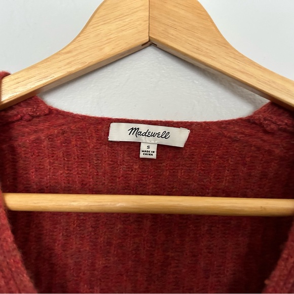 Madewell 100% Merino Wool Oversized V Neck Sweater - Picture 5 of 7